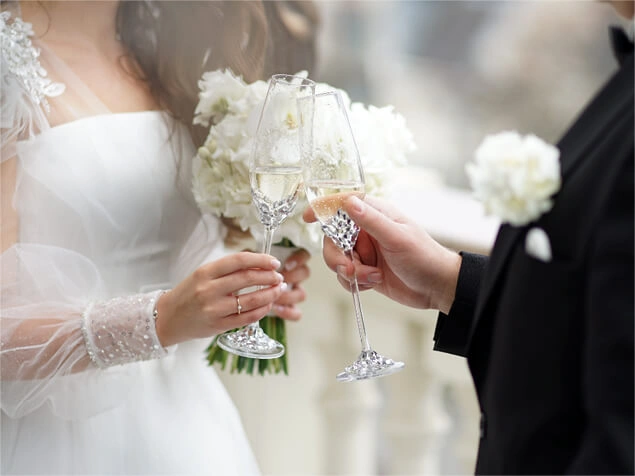Foto von Hochzeitspaar